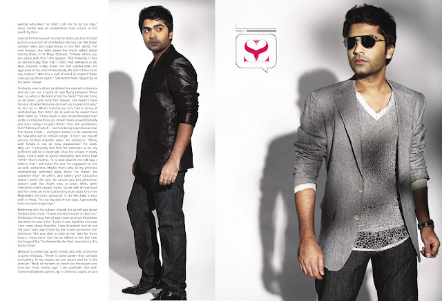 Simbhu And Samantha Stills For South Scope