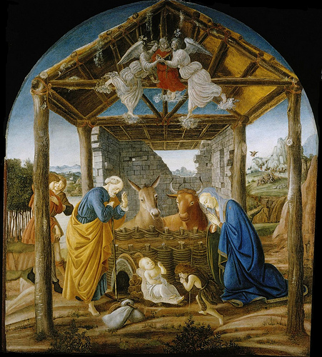 Nativity,painting,Botticelli