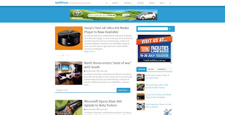 Swift Press Blogger Template
