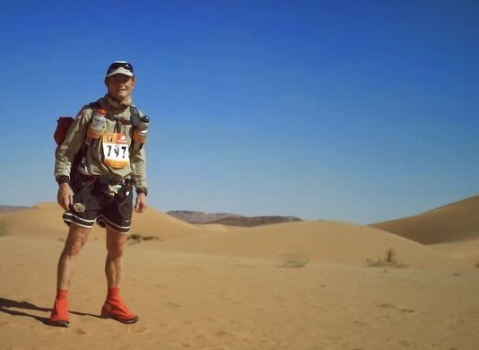 mark looking out over the sand dunes in Mdes