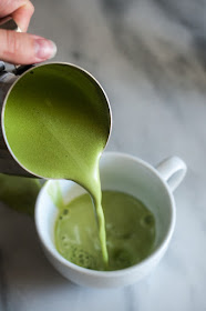 Matcha Jasmine Tea Latte  (AIP, Paleo, Low FODMAP)