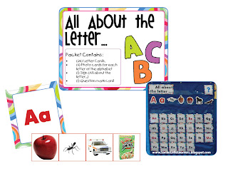 All About the Letter Pocket Chart Activities