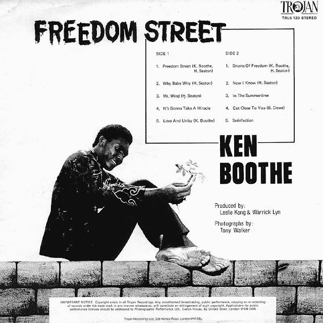 Resultado de imagem para Ken Boothe 1971 - Freedom Street