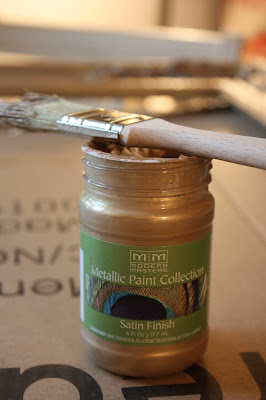 metallic paint pale gold