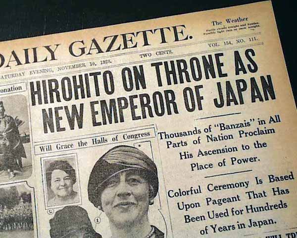 Newspaper headlines from 10 November 1925