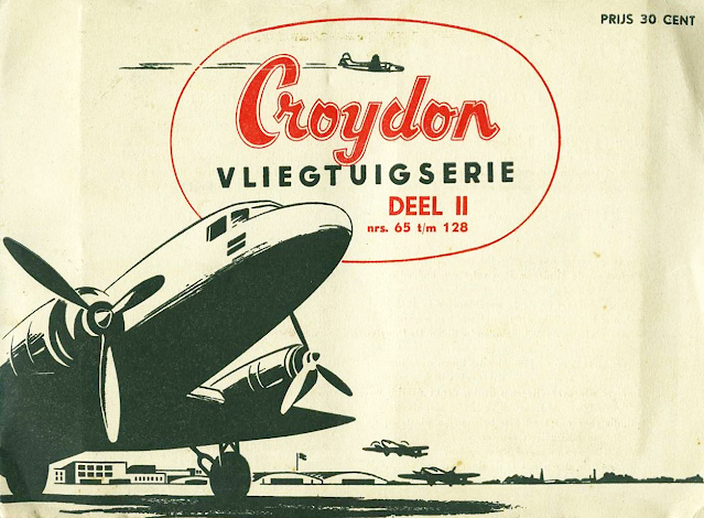 1954 Crescent Cigarette Co. : Croydon Vliegtuigserie Deel II