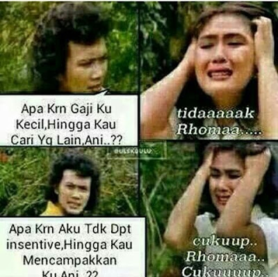 24 Meme Lucu "Rhoma-Ani" Drama Lebay Ini Bikin Ketawa Ngakak