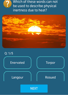 Which of these words can not be used to describe physical inertness due to heat? My Telenor App Questions and answers