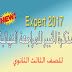 حصرياً مذكرة الخبير 2017 للمراجعة النهائية Expert Final Revision sec 3 