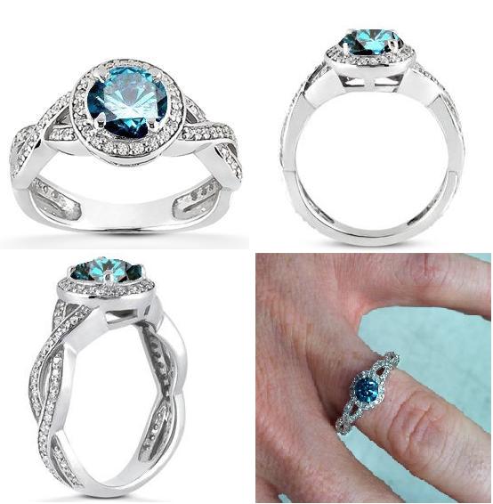 If you really like blue diamond rings then you can buy it on ...