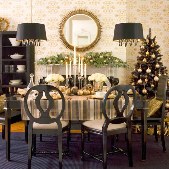 Decorar la Mesa del Comedor para Navidad Dinning Christmas Decorations Dining Table by artesydisenos.blogspot.com