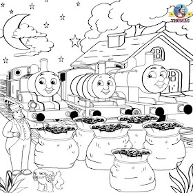 Kids sheets to print out railway portraits Thomas the tank engine backdrop sketches for colouring