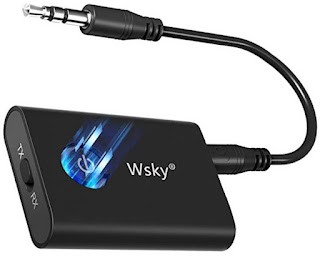 WSKY 2-in-1 Bluetooth Audio Transmitter & Receiver