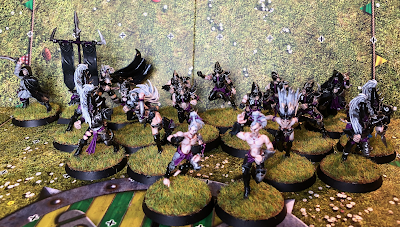 Converted Blood Bowl Dark Elves Team Finished