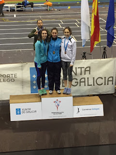 Marta Represas, subcampeona gallega de 50 m.