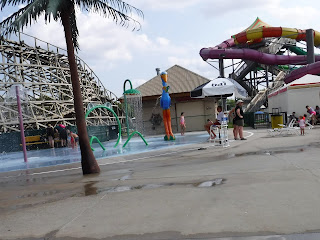 picture of Heron Harbor Splash Pad inside Adventure Bay at Adventureland, near Des Moines, Iowa