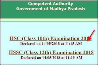 MP SSC 10th Result