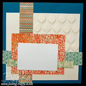 Creating Visual Texture on your Scrapbook Pages using Punched Shapes.  Check this blog every Saturday for Scrapbooking Idedas
