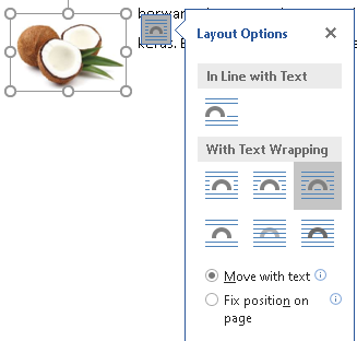 Merapihkan gambar di Microsoft word | Insert and tidy the image in Microsoft word 2019