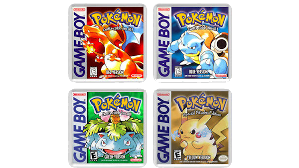 Pokemon Red and Green and Blue and Yellow