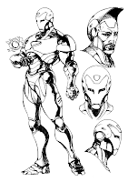 Iron Man Coloring Pages