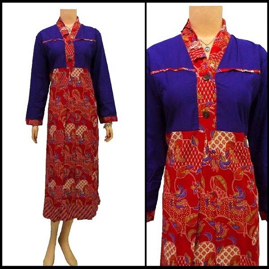 Aneka Model Baju Gamis Batik Terbaru Untuk Pesta