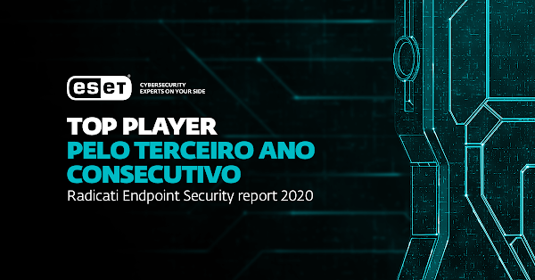 ESET reconhecida como 'Top Player' no relatório de análise da Radicati