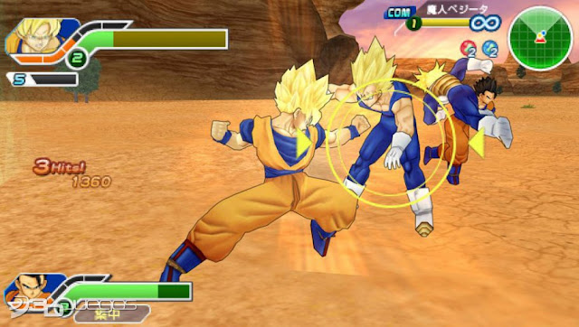 Dragon Ball Z - Tenkaichi Tag Team PSP ISOs Download