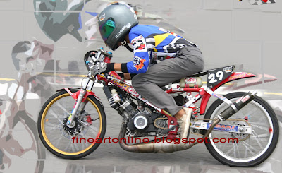 DRAG MOTORBIKE HIGH SPEED