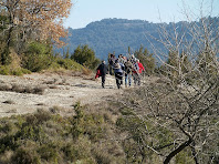 El camí assolellat de la Solella del Pujol