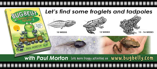 the Youtube video title showing froglets and tadpoles