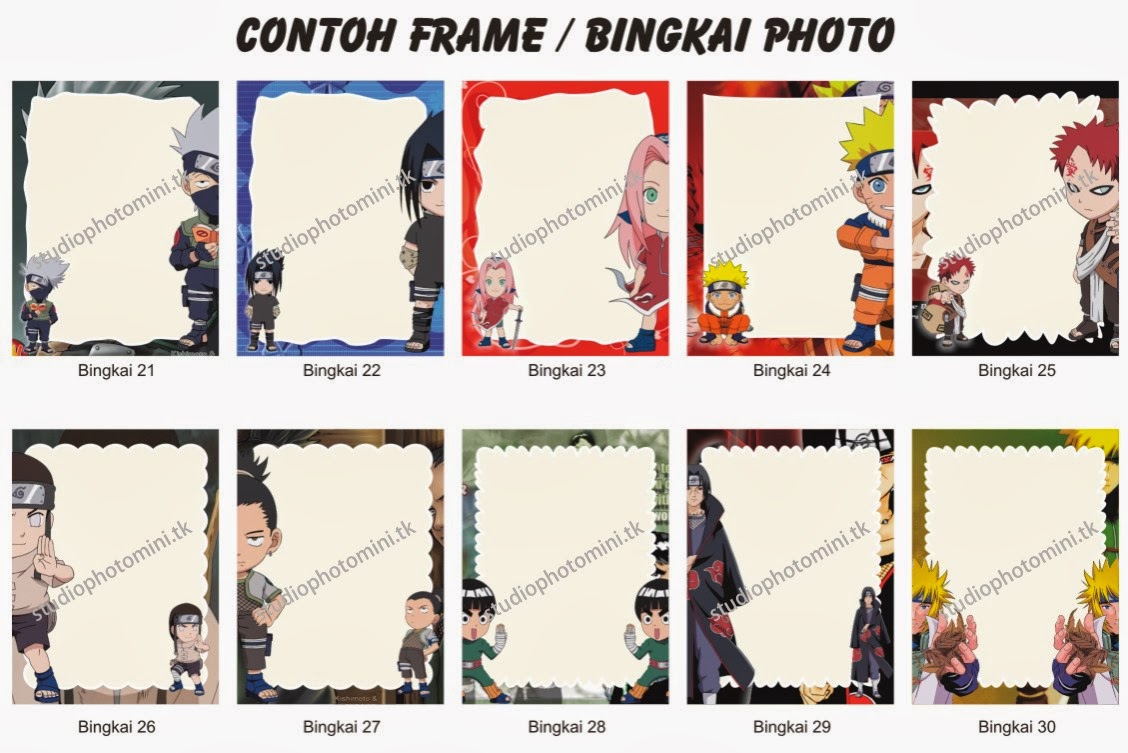 Koleksi Bingkai untuk Foto buat Usaha Studio Foto Mini