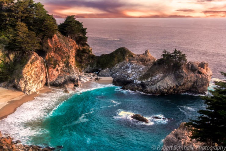 2. Julia Pfeiffer Burns State Park, Big Sur, California, USA - Top 10 Unusual Beaches