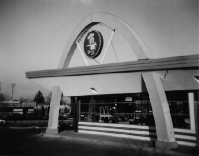 photograph of a retro McDonald's