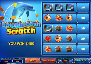 Dolphin Cash Scratch Card