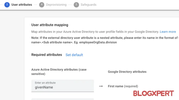 Gestione atributos de usuarios externos en Google Workspace