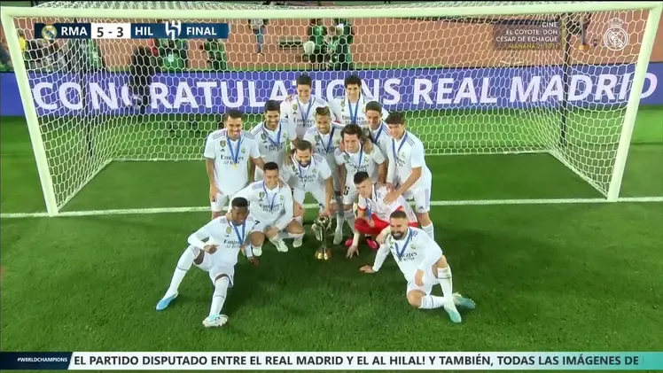 12 best pictures: Madrid players celebrate Club World Cup win