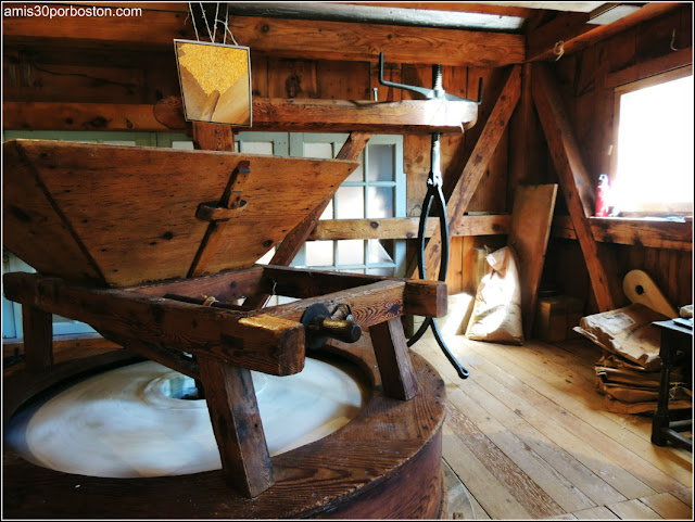 Jenney Grist Mill en Plymouth