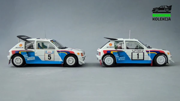 IXO RAC119 vs Altaya, Peugeot 205 T16 E2