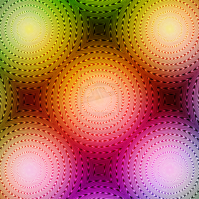 Interesting psychedelic illusion via deviant art