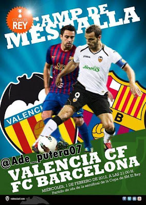 Hasil Skor Akhir Valencia VS Barcelona Liga Spanyol (Senin, 4 Februari 2013)
