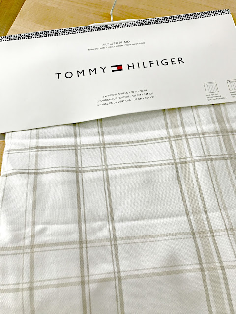 Tommy Hilfiger plaid drapes