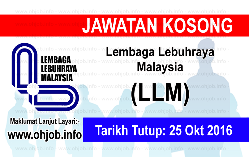 Jawatan Kosong Lembaga Lebuhraya Malaysia (LLM) (25 