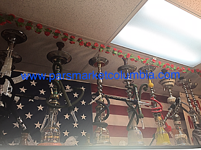 Khalil Mamoon Hookah selection at Pars Market in Howard County Columbia Maryland 21045