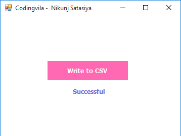 Export Dataset/Datatable to CSV File Using C# and VB.NET