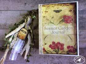 Summer Garden Junk Journal Cover Tutorial from My Porch Prints