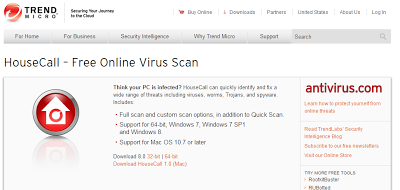 Trend Micro Free Online Virus Scanner to Scan Your System