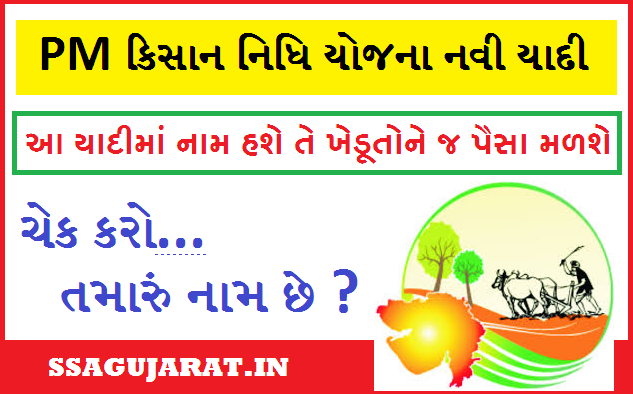 PM Kisan Nidhi Yojana Gujarat List