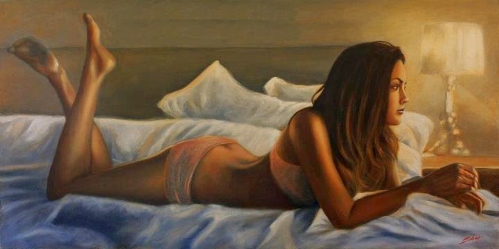 Amazing Figurative Paintings by John Silver | Ladies