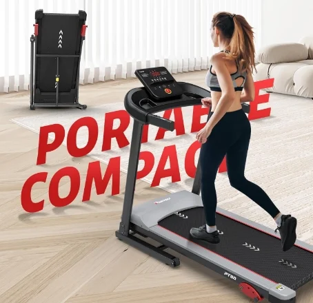 PASYOU Treadmill with Incline Foldable Treadmill for Home with Bluetooth-Walking RunningJogging,15 Pre Programs,Easy Assembly Compact Portable and Space Saving